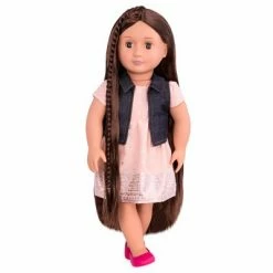 Cheap 😉 Our Generation Kaelyn with Style Book 18" Hair Play Doll 🌟