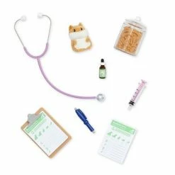 Outlet 🤩 Our Generation Noemie with Plush Hamster 18" Pet Care Vet Doll ❤️ -Our Generation shop unnamed file 1059