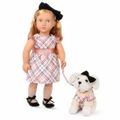 Wholesale 🔥 Our Generation Callista with 🐶 Dog Plush Styles 18" Matching Doll & Pet Set 👏