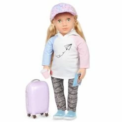 Best reviews of ✔️ Our Generation Ari with Rolling Luggage & Accessories 18" Travel Doll 🥰