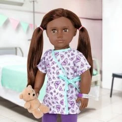Wholesale ❤️ Our Generation 18" Hospital Doll with Gown - Karissa 🔥