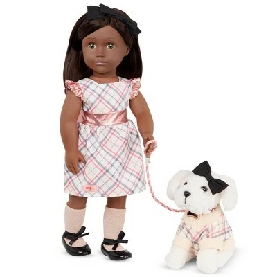 Discount 🥰 Our Generation Candice with 🐕 Dog Plush Chic 18" Matching Doll & Pet Set 🎁 3 Discount 🥰 Our Generation Candice with 🐕 Dog Plush Chic 18" Matching Doll & Pet Set 🎁