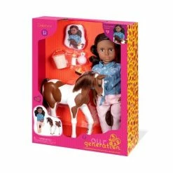 Best deal 😀 Our Generation 18" Equestrian Doll & Horse Set - Daveen with Foal 🤩 -Our Generation shop unnamed file 1173
