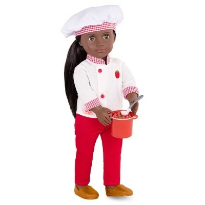 Hot Sale ๐ Our Generation 18" Chef Doll with Play Food Accessories - Chantel ๐งจ 3 Hot Sale ๐ Our Generation 18" Chef Doll with Play Food Accessories - Chantel ๐งจ