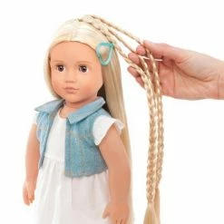 Brand new 👍 Our Generation Phoebe & Berry Nice Salon Bundle 18" Fashion Doll with Hair Play Set 😍