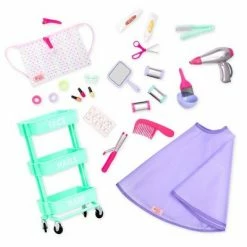 Brand new 👍 Our Generation Phoebe & Berry Nice Salon Bundle 18" Fashion Doll with Hair Play Set 😍 -Our Generation shop unnamed file 1259