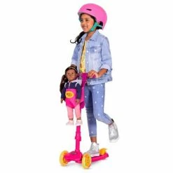 Brand new ❤️ Our Generation By My Side Scooter with Light-up Wheels and 18" Doll Carrier 😍