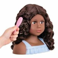 Flash Sale 🧨 Our Generation Nessa with Accessories Styling Head Doll Brown Hair 😍