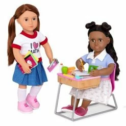 Outlet 😀 Our Generation Flying Colors School Desk & Supplies Accessory Set for 18" Dolls 🎁