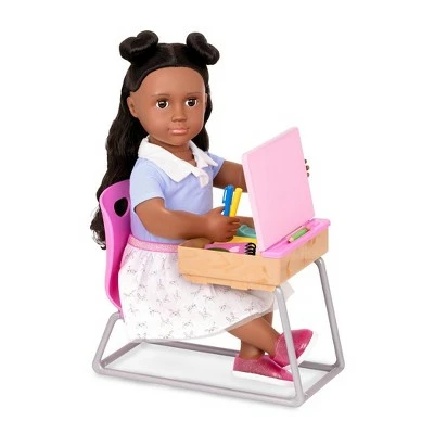 Outlet ๐ Our Generation Flying Colors School Desk & Supplies Accessory Set for 18" Dolls ๐ 4 Outlet ๐ Our Generation Flying Colors School Desk & Supplies Accessory Set for 18" Dolls ๐ - Image 2