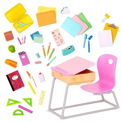 Outlet ๐ Our Generation Flying Colors School Desk & Supplies Accessory Set for 18" Dolls ๐ 6 Outlet ๐ Our Generation Flying Colors School Desk & Supplies Accessory Set for 18" Dolls ๐ - Image 4