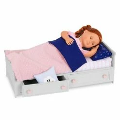Deals 👏 Our Generation Starry Slumbers Platform Bed Furniture Accessory Set for 18" Dolls 🥰 -Our Generation shop unnamed file 271
