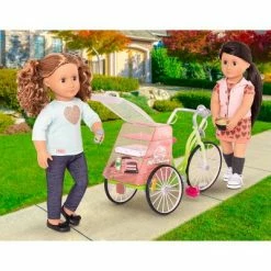Budget 🔔 Our Generation Delivery Bike with Play Food for 18" Dolls 😉