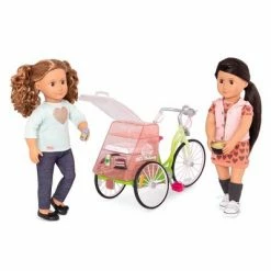 Budget 🔔 Our Generation Delivery Bike with Play Food for 18" Dolls 😉 -Our Generation shop unnamed file 302
