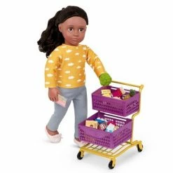 Best reviews of 😍 Our Generation At the Market Shopping Cart Purple & Yellow Accessory Set for 18" Dolls 😉