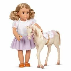 Best deal 🛒 Our Generation Palomino Party Foal Horse Accessory Set for 18" Dolls 😍