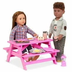 Deals ๐ Our Generation Campfire Cookout Play Food & Light-Up Lantern Accessory Set for 18" Dolls ๐
