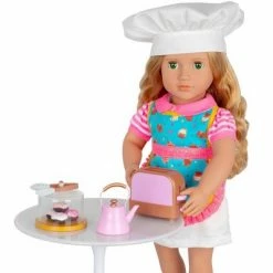 Cheap 😀 Our Generation Baker's Kitchen Pop-Up Toaster & Whistling Tea Kettle Accessory Set for 18" Dolls 🎁 -Our Generation shop unnamed file 422