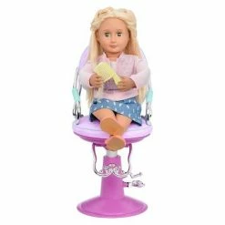 Flash Sale 🔥 Our Generation Sitting Pretty Salon Chair Hair Styling Accessory Set for 18" Dolls 🌟