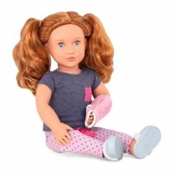 Buy 🤩 Our Generation Pajama Outfit with Arm Cast for 18" Dolls - Healing in Pink 💯 -Our Generation shop unnamed file 578