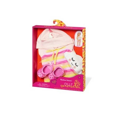 Best deal 💯 Our Generation Rainbow Unicorn Pajama Outfit for 18" Dolls 🛒 6 Best deal 💯 Our Generation Rainbow Unicorn Pajama Outfit for 18" Dolls 🛒 - Image 4