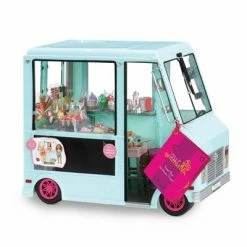Hot Sale 💯 Our Generation Sweet Stop Ice Cream Truck with Electronics for 18" Dolls - Light Blue 😀 -Our Generation shop unnamed file 685