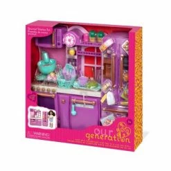 Deals 🔥 Our Generation Kitchen Accessory with Play Food for 18" Dolls - Gourmet Kitchen Playset - Lilac 🎉 -Our Generation shop unnamed file 691