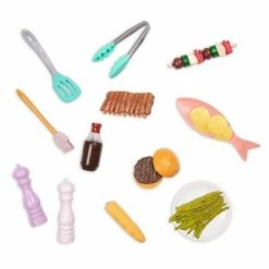 Cheapest 🔥 Our Generation BBQ Playset with Play Food for 18" Dolls - Backyard Grill 👍 -Our Generation shop unnamed file 714