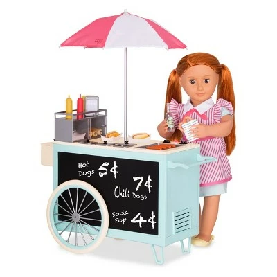 Coupon 🎉 Our Generation Hot 🐶 Dog Cart Accessory with Play Food for 18" Dolls - Retro Collection 🔥 5 Coupon 🎉 Our Generation Hot 🐶 Dog Cart Accessory with Play Food for 18" Dolls - Retro Collection 🔥 - Image 3