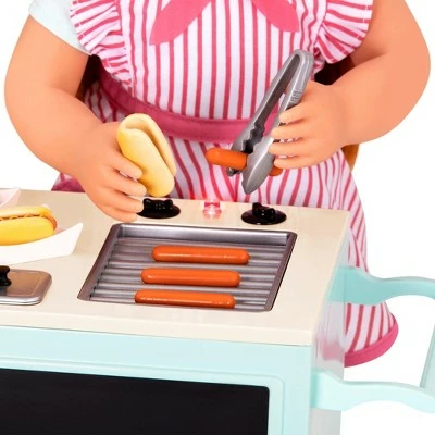 Coupon 🎉 Our Generation Hot 🐶 Dog Cart Accessory with Play Food for 18" Dolls - Retro Collection 🔥 6 Coupon 🎉 Our Generation Hot 🐶 Dog Cart Accessory with Play Food for 18" Dolls - Retro Collection 🔥 - Image 4