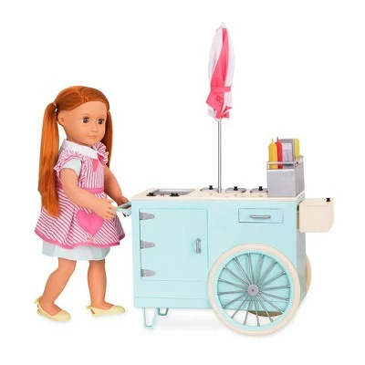 Coupon 🎉 Our Generation Hot 🐶 Dog Cart Accessory with Play Food for 18" Dolls - Retro Collection 🔥 9 Coupon 🎉 Our Generation Hot 🐶 Dog Cart Accessory with Play Food for 18" Dolls - Retro Collection 🔥 - Image 7
