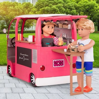 Outlet ๐ฅ Our Generation Grill to Go Food Truck Playset with Electronics for 18" Dolls - Pink โจ 3 Outlet ๐ฅ Our Generation Grill to Go Food Truck Playset with Electronics for 18" Dolls - Pink โจ