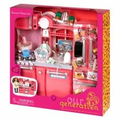 Cheap 🛒 Our Generation Gourmet Kitchen Accessory Set - Pink 🎉 -Our Generation shop unnamed file 752
