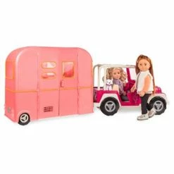 Cheap 🥰 Our Generation RV Seeing You Camper for 18" Dolls - Pink ❤️ -Our Generation shop unnamed file 761