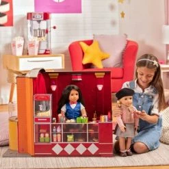 Top 10 👍 Our Generation Movie Theater Playset with Electronics for 18" Dolls - OG Cinema 🤩