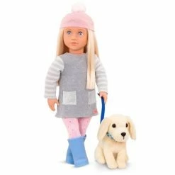 New 🤩 Our Generation 18" Doll & Pet Travel Set - Meagan & Passenger Pets Bundle ✨ -Our Generation shop unnamed file 794