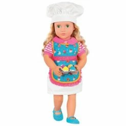 Outlet 👍 Our Generation 18" Posable Cooking Doll Jenny with Gourmet Kitchen Playset & Storybook (Red) 🌟 -Our Generation shop unnamed file 799