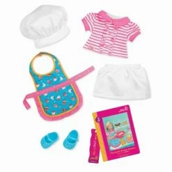 Outlet 👍 Our Generation 18" Posable Cooking Doll Jenny with Gourmet Kitchen Playset & Storybook (Red) 🌟 -Our Generation shop unnamed file 800