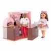 Hot Sale ❤️ Our Generation Easy Cheesy Pizzeria Restaurant Accessory Playset for 18" Dolls 🌟 -Our Generation shop unnamed file 815