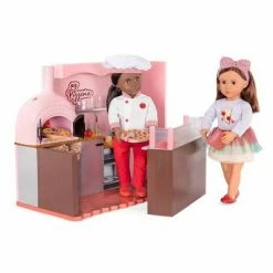 Hot Sale ❤️ Our Generation Easy Cheesy Pizzeria Restaurant Accessory Playset for 18" Dolls 🌟