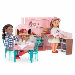 Hot Sale ❤️ Our Generation Easy Cheesy Pizzeria Restaurant Accessory Playset for 18" Dolls 🌟 -Our Generation shop unnamed file 817