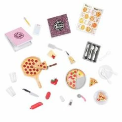 Hot Sale ❤️ Our Generation Easy Cheesy Pizzeria Restaurant Accessory Playset for 18" Dolls 🌟 -Our Generation shop unnamed file 822
