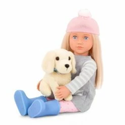 Promo 😍 Our Generation Meagan and Pet Golden Retriever 18" Doll & Pet Plush 🦮 Dog Set 🤩