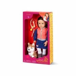 Deals 🥰 Our Generation Leslie with Plush 🐶 Dog Husky 18" Doll & Pet Set 💯 -Our Generation shop unnamed file 852