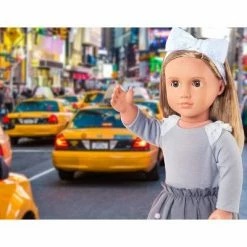 Promo ⌛ Our Generation Bina with Pom Pom 👗 Skirt 18" Fashion Doll 💯