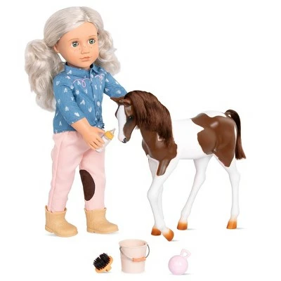 Best Pirce ❤️ Our Generation 18" Equestrian Doll & Horse Set - Yanira with Foal 👍 4 Best Pirce ❤️ Our Generation 18" Equestrian Doll & Horse Set - Yanira with Foal 👍 - Image 2