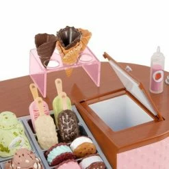 Outlet 😀 Our Generation Two Scoops Ice Cream Cart Accessory Set for 18" Dolls ✨ -Our Generation shop unnamed file 91