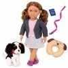Deals 💯 Our Generation 18" Doll & Pet Travel Set - Maddie with Plush 🐶 Dog 🎉 -Our Generation shop unnamed file 915