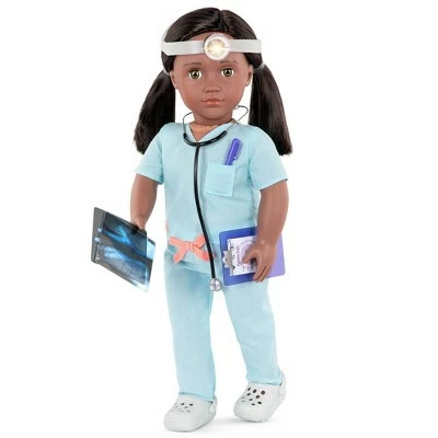 Promo 😉 Our Generation 18" Doctor Doll with Scrubs Outfit - Cierra ❤️ 4 Promo 😉 Our Generation 18" Doctor Doll with Scrubs Outfit - Cierra ❤️ - Image 2