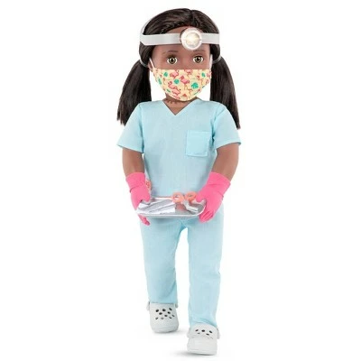 Promo 😉 Our Generation 18" Doctor Doll with Scrubs Outfit - Cierra ❤️ 5 Promo 😉 Our Generation 18" Doctor Doll with Scrubs Outfit - Cierra ❤️ - Image 3